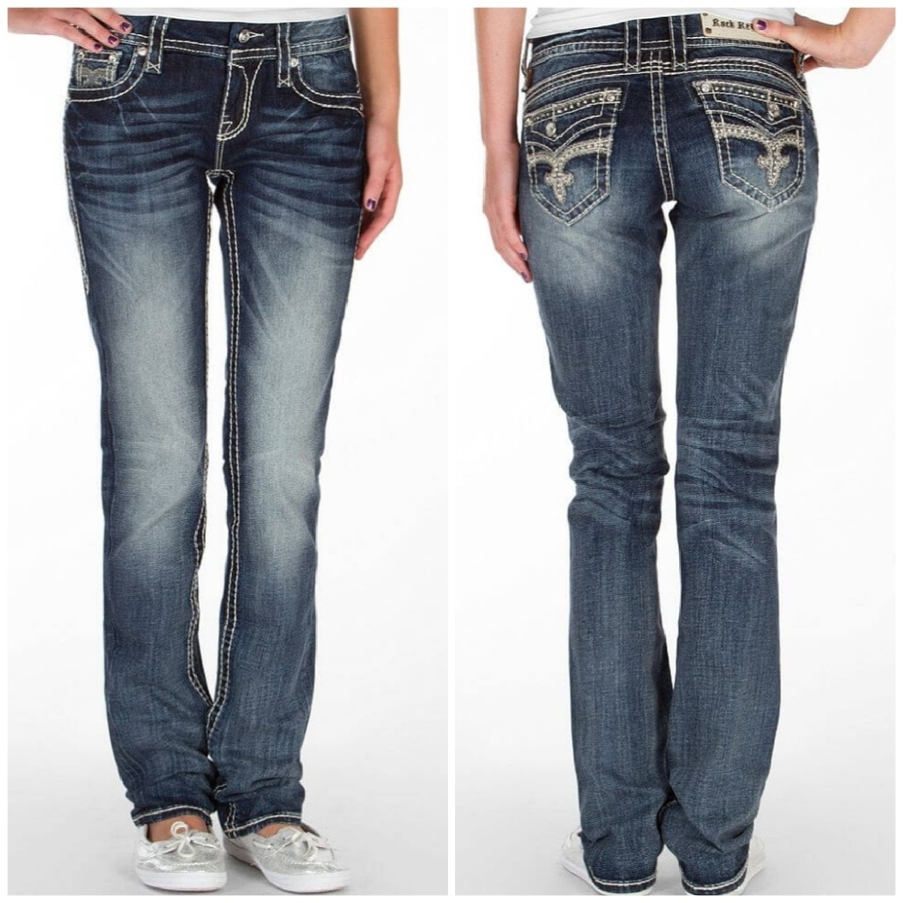 Rock Revival // Bluebell Easy Straight Jeans SZ 32x33